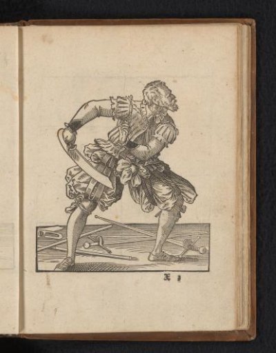 Weapon exercise with a backsword