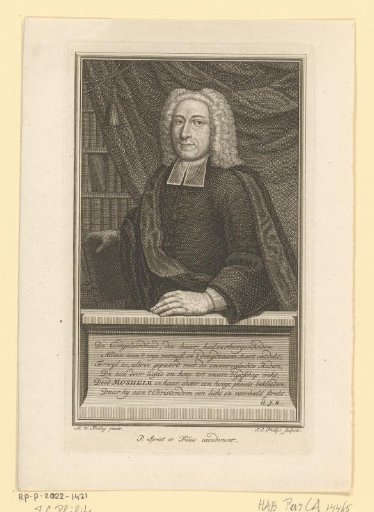 Portrait of Johann Lorenz von Mosheim