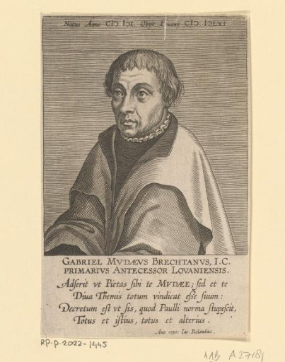 Portrait of Gabriel van der Muyden