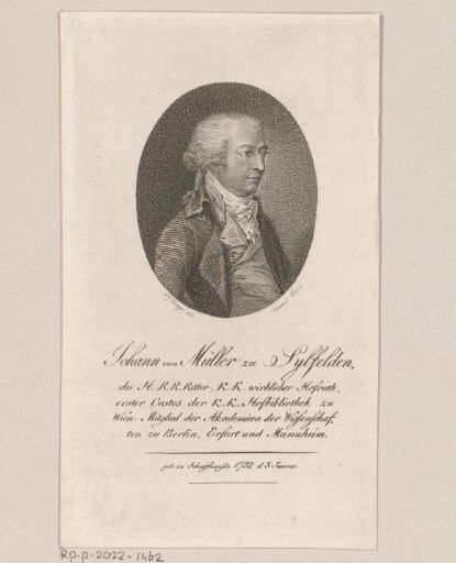 Portrait of Johannes von Müller