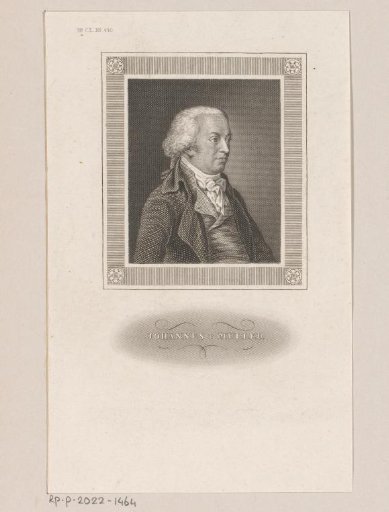 Portrait of Johannes von Müller