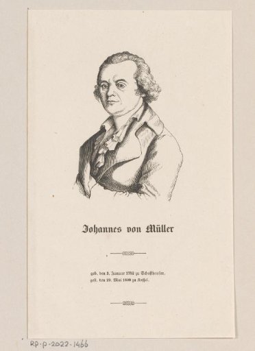 Portrait of Johannes von Müller