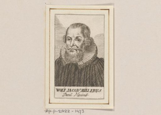 Portrait of Wolfgang Jacob Müller