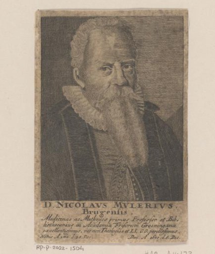 Portrait of Nicolaas Mulerius