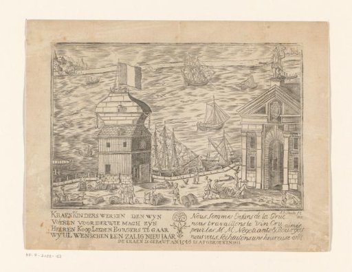 New Year's wish for 1811 from the Antwerp crane children