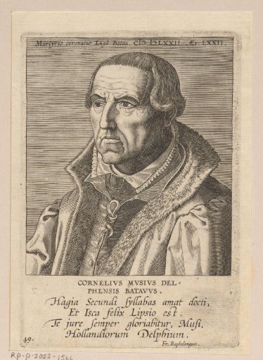Portrait of Cornelis Musius