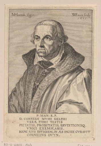 Portrait of Cornelis Musius
