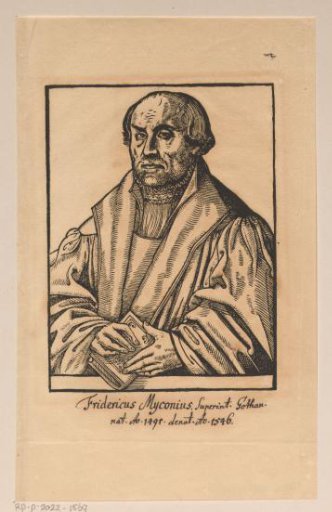 Portrait of Friedrich Myconius