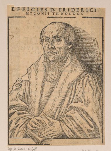 Portrait of Friedrich Myconius