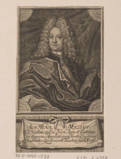Portrait of Johann Heinrich Mylius (I)