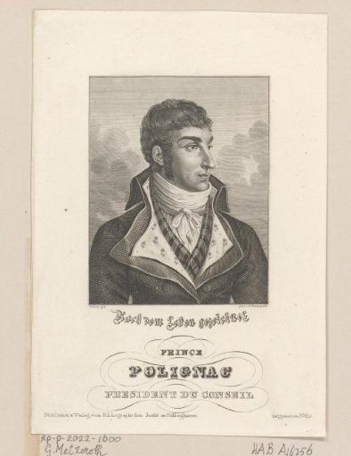 Portrait of Jules de Polignac