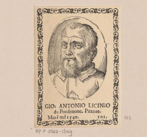 Portrait of Giovanni Antonio Pordenone