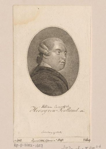 Portrait of William Cavendish-Bentinck of Portland