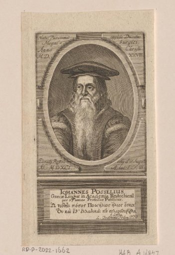 Portrait of Johann Posselius