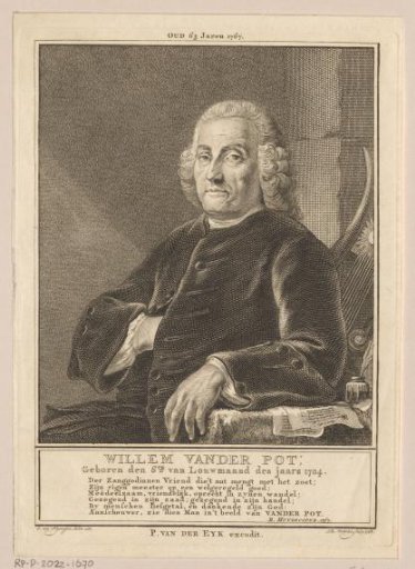 Portrait of Willem van der Pot at the age of 63