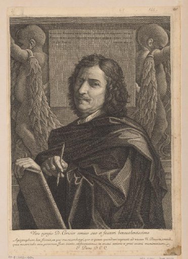 Portrait of Nicolas Poussin at the age of 55