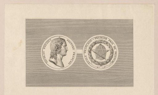 Medal with the portrait of Nicolas Poussin