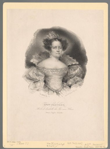 Portrait of Geneviève-Aimé-Zoë Prévost