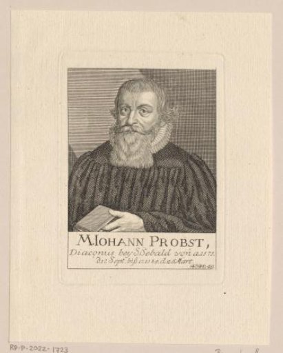 Portrait of Johann Probst