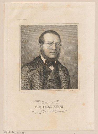 Portrait of Pierre-Joseph Proudhon