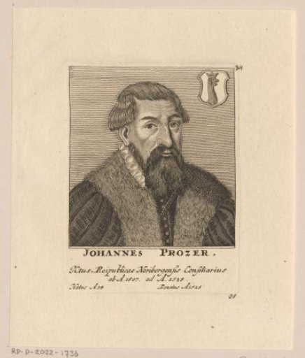 Portrait of Johann Protzer