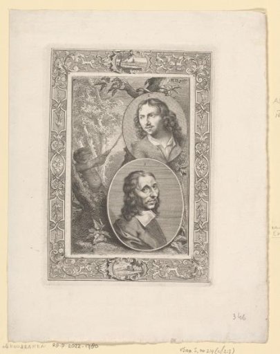 Portraits of Adam Pijnacker and Allaert van Everdingen