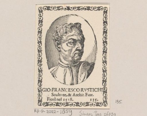 Portrait of Giovanni Francesco Rustici