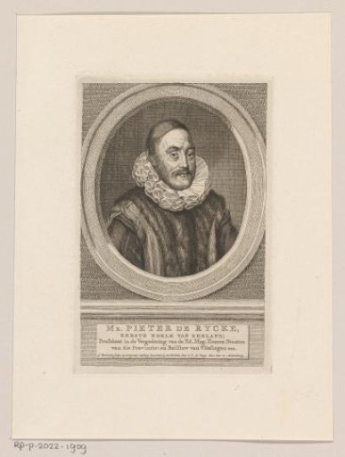 Portrait of Petrus Rijcke