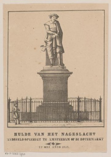 Statue of Rembrandt van Rijn
