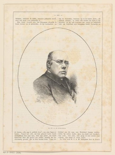 Portrait of Herman Johannes Aloysius Maria Schaepman