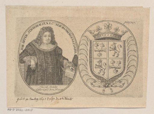 Portrait of Johann Diedrich Schaffshausen