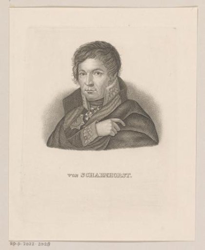 Portrait of Gerhard von Scharnhorst