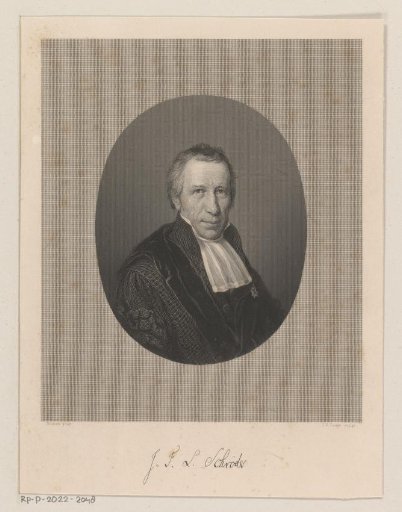 Portrait of Johannes Frederik Lodewijk Schröder