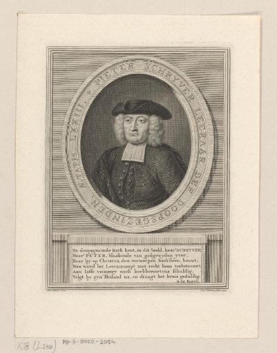 Portrait of Pieter Schrijver at the age of 73