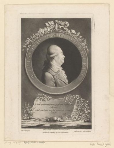 Portrait of Christian Friedrich Daniel Schubart