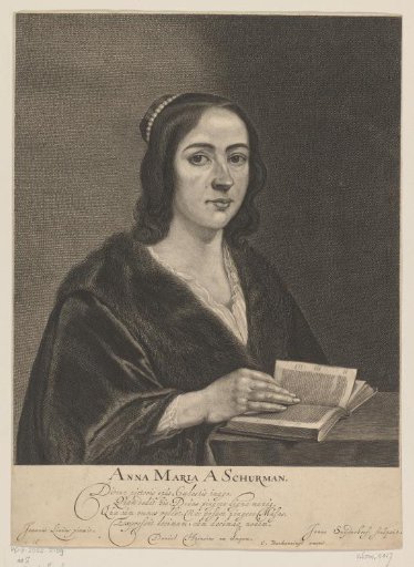 Portrait of Anna Maria van Schurman