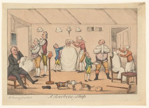 A barber's shop