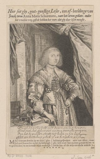 Portrait of Anna Maria van Schurman