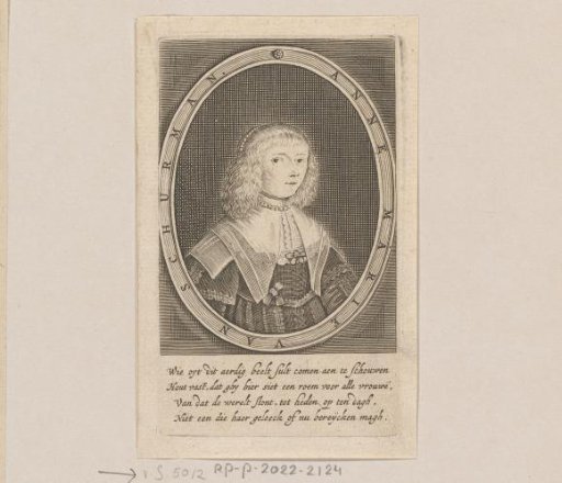 Portrait of Anna Maria van Schurman