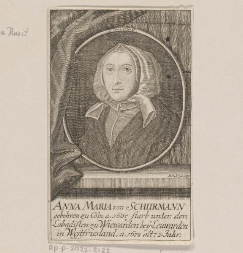 Portrait of Anna Maria van Schurman