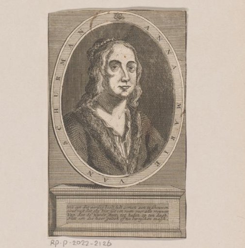 Portrait of Anna Maria van Schurman