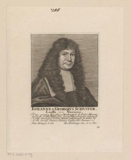 Portrait of Johann Georg Schuster