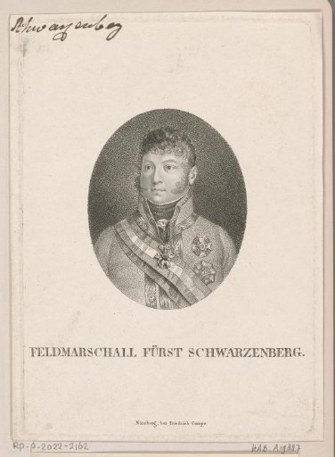 Portrait of Carl Philipp von Schwarzenberg