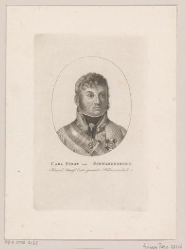 Portrait of Carl Philipp von Schwarzenberg