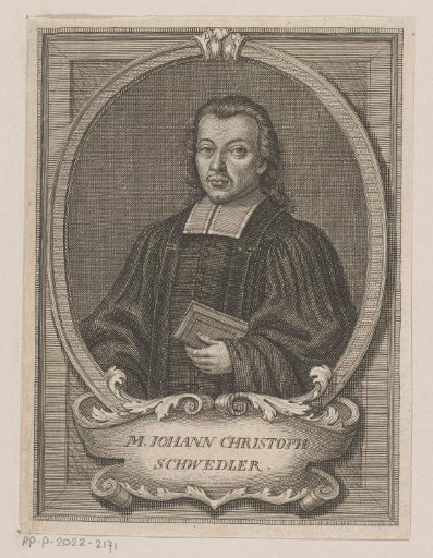 Portrait of Johann Christoph Schwedler