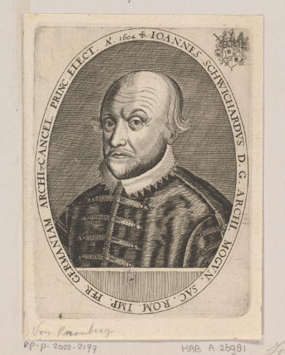 Portrait of Johann Schweikhard von Kronberg