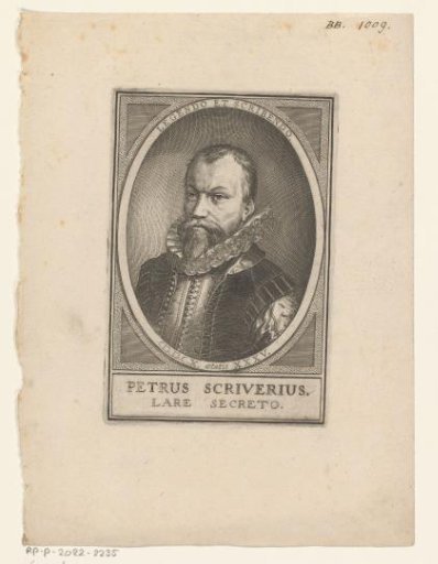 Portrait of Petrus Scriverius at the age of 35
