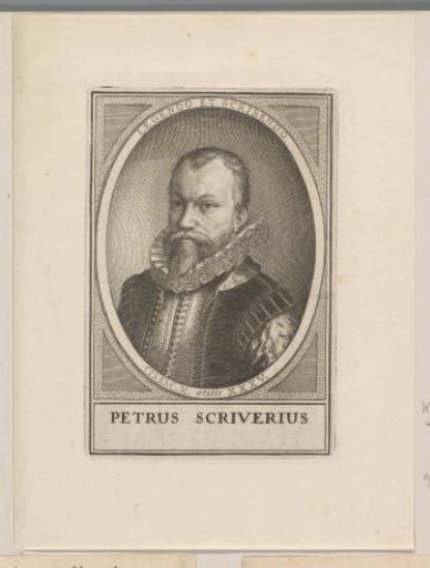 Portrait of Petrus Scriverius at the age of 35