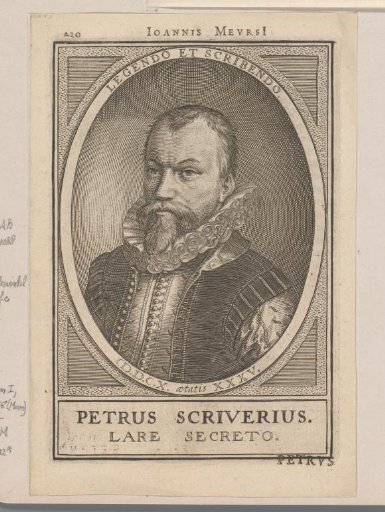 Portrait of Petrus Scriverius