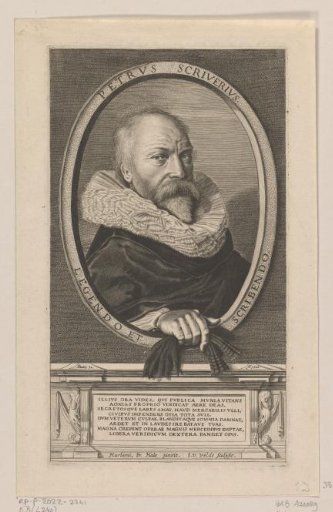 Portrait of Petrus Scriverius at the age of 50